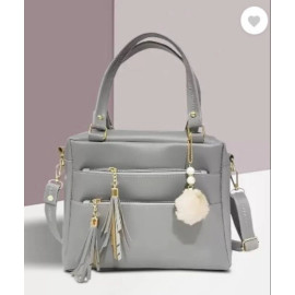 Pu Leather fancy pink sling bag for women