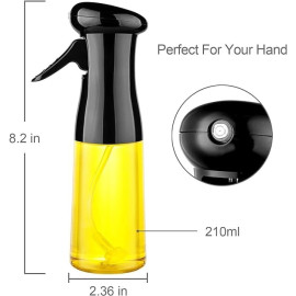 Oil Sprayer and Oil Dispenser Bottle for Kitchen, Glass Oil Bottle