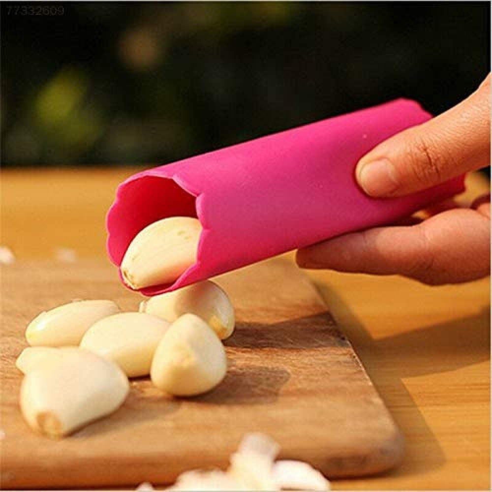 Rubber Magic Garlic Peeler (Colour May Vary) 