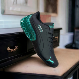 Leather Striped Puma shoe for men