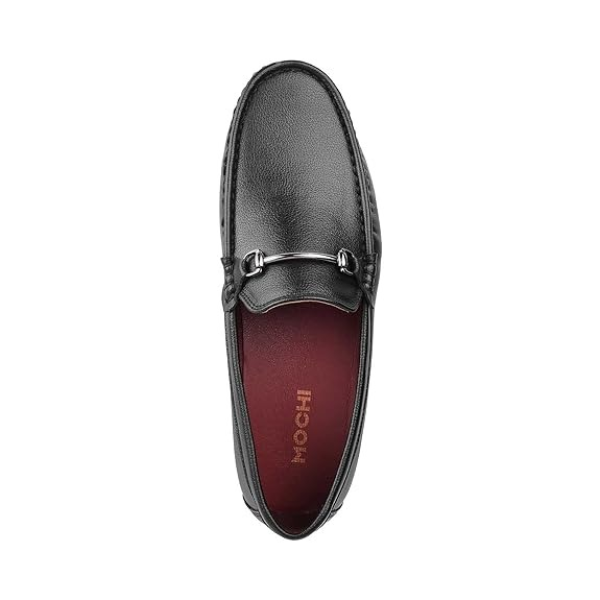 Mochi Men's Faux Leather Stylish Fashionable Loafer Shoes