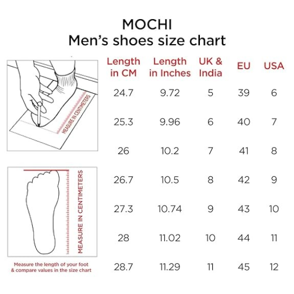 Mochi Men's Faux Leather Stylish Fashionable Loafer Shoes