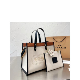 Printed Coach Leather Handbags