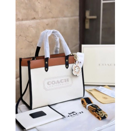 Printed Coach Leather Handbags