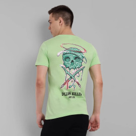 Back Print Cotton T Shirt