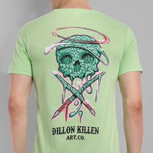 Back Print Cotton T Shirt