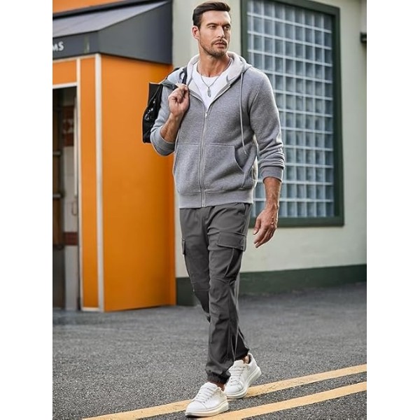 Plain Regular Fit Men Cargo Jeans, 