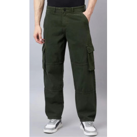 The Modern Soul Men's Cargo Track Pant for Men (Cotton Blend | Loose Fit)