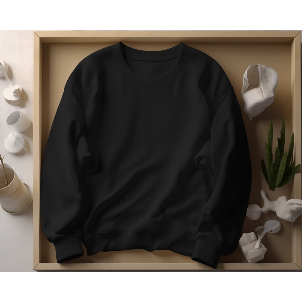 TAGDO Men's Solid Oversize Sweatshirt (2001)