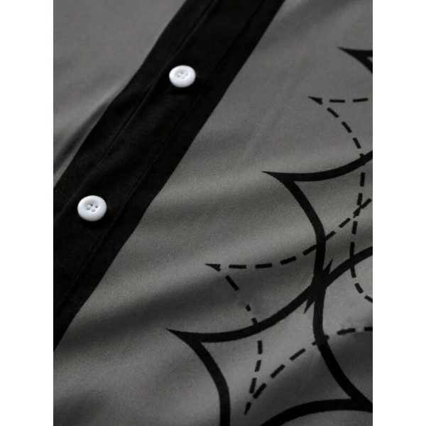 Stripe Print MEN DIGITAL PRINTED CASUAL PARTY WEAR SHIRT, Half Sleeves