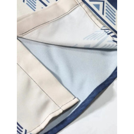 Casual Dotted Print Men Digital Printed Party Wear Lycra Shirt, Half Sleeves