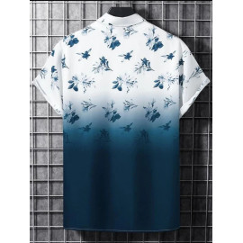 Lycra Floral Print Designer Printed Shirt
