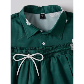 Pure Cotton Printed Night Olive color  Suit For Men