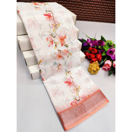 Special premium linen cotton sarees