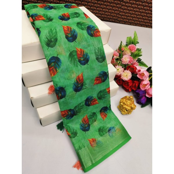 Special premium linen cotton sarees