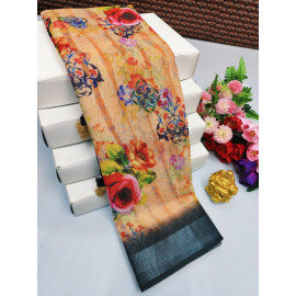 Special premium linen cotton sarees