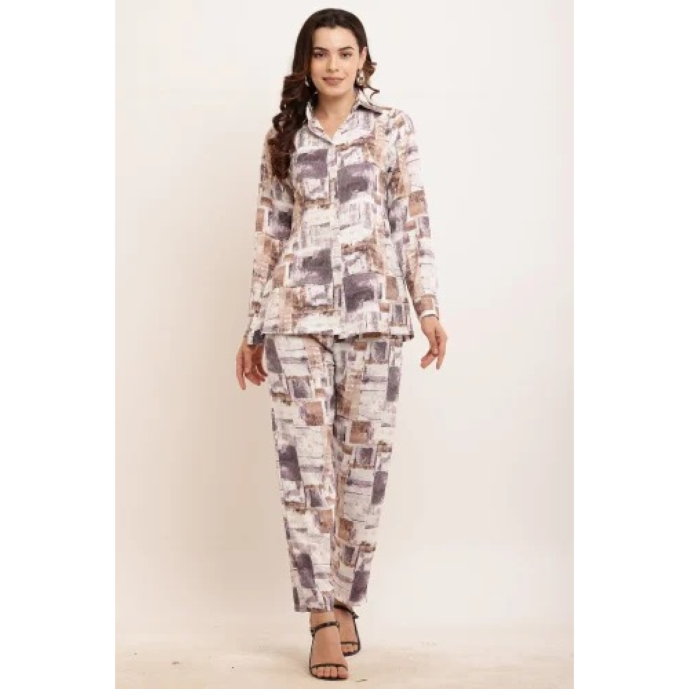 Women Printed Coord Set 