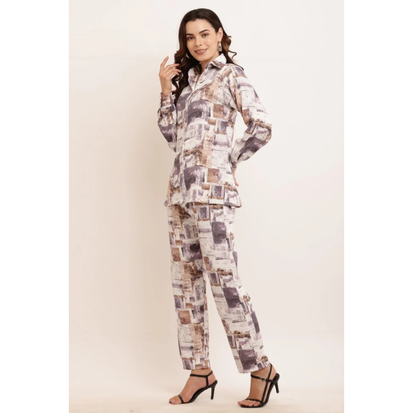 Women Printed Coord Set 