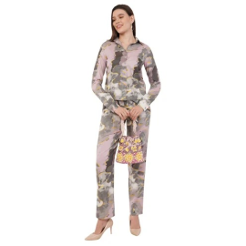 Shirt Style Printed Women Co-ord Set