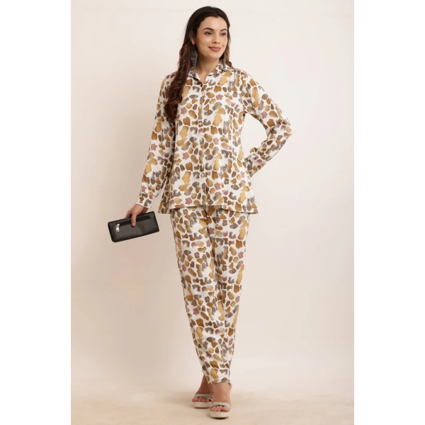 Exclusive Print Designer Ladies Co-Ord Set.