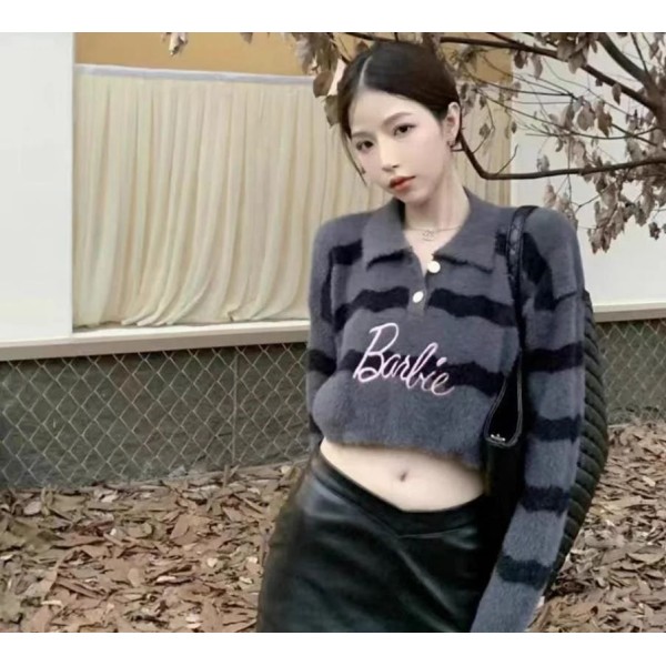 Imported Baverly Barbie Cropped Woollen Pullover Soft & Stylish Winter Perfect