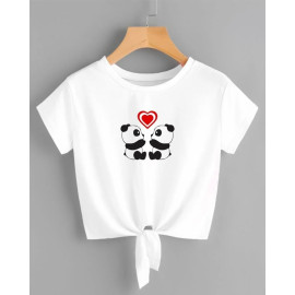 Girls Lycra Crop Top