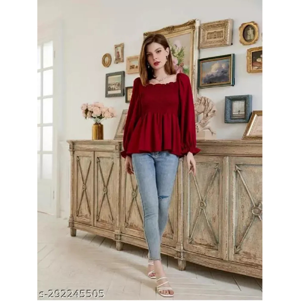Women Crepe Top