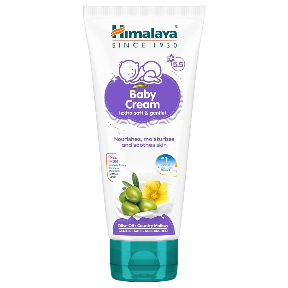 Himalaya Baby Cream, Face Moisturizer & Day Cream, For Dry Skin 200ml