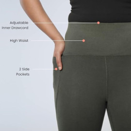 BlissClub Women Fitted Cotton Leggings