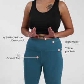 BlissClub Women Fitted Cotton Leggings