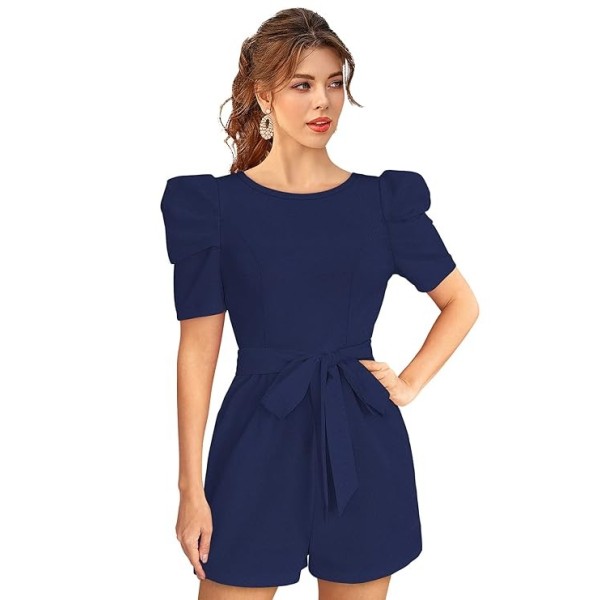 Shopaholics World Trendy and Comfortable Lycra Fabric (Stretchable) Short Jumpsuit for Women