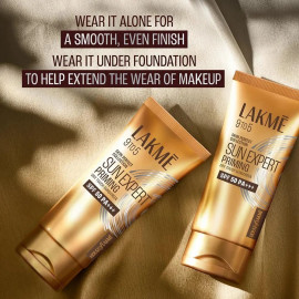 LAKME SUN EXPERT PRIMER + SUNSCREEN, SPF 50 PA+++ FOR UVA/B, MATTIFYING FOR MAKEUP LOVERS