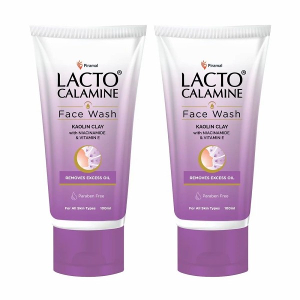 Lacto Calamine Kaolin Clay Face Wash, 100ml