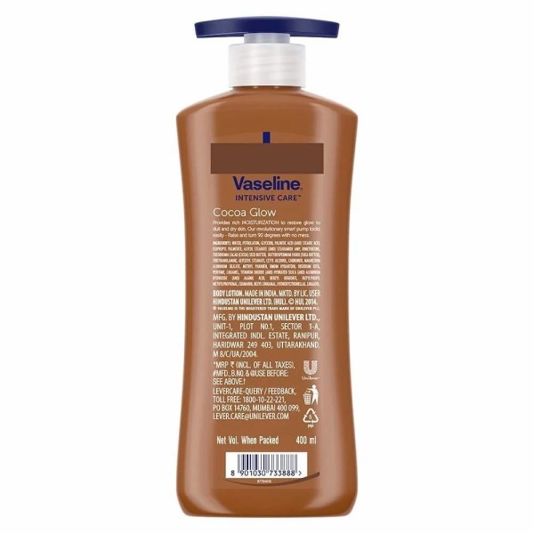Vaseline Cocoa Glow Body Lotion, Dry Skin