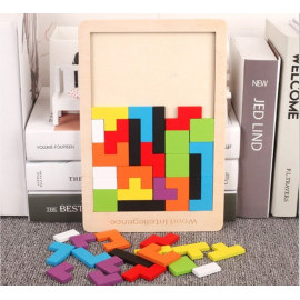 Toyshine Kids Wooden Geometric Blocks Stacker