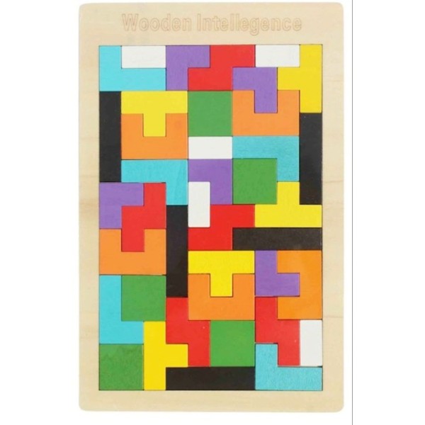 Toyshine Kids Wooden Geometric Blocks Stacker