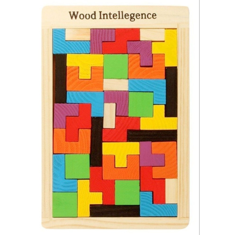 Toyshine Kids Wooden Geometric Blocks Stacker