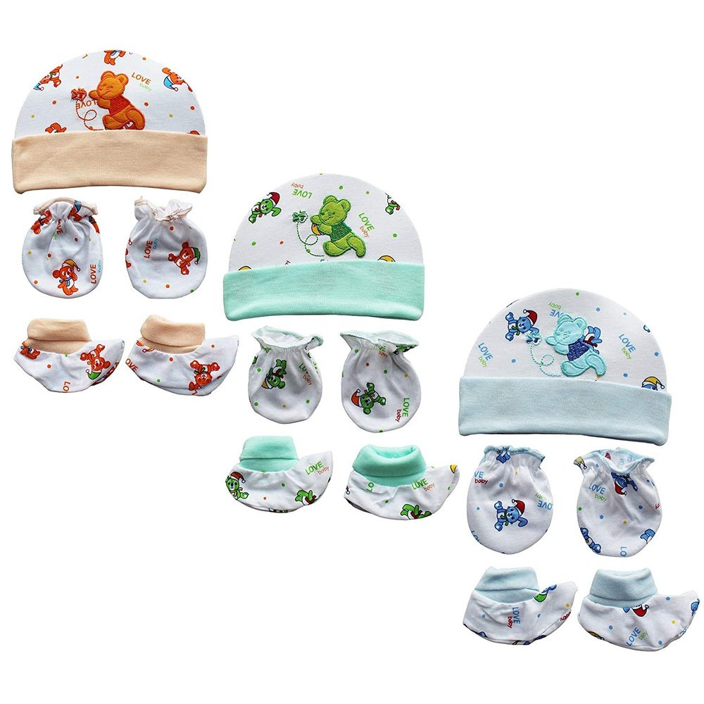 Multicolor Baby Boys & Baby Girls Casual Cap Socks, Mitten, Age Group: 0-3 Months