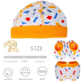 Multicolor Baby Boys & Baby Girls Casual Cap Socks, Mitten, Age Group: 0-3 Months