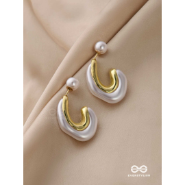 GILDED CREST - MODERN DUAL-TONE HOOPS