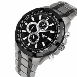 Round Black (Base) Customized Wrist Watch