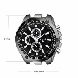 Round Black (Base) Customized Wrist Watch