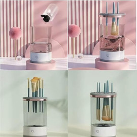 IKERIA Electric Makeup Brush Cleaning Machine – Automatic Makeup Brush Cleaner and Dryer