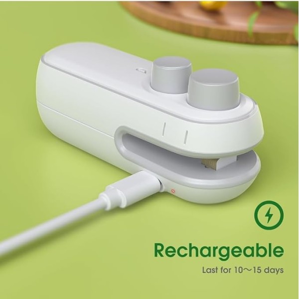 Mini Sealing Machine | Handheld Heat Sealer for Food Packaging (99mm) | Resealable Bag Sealer