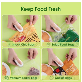 Mini Sealing Machine | Handheld Heat Sealer for Food Packaging (99mm) | Resealable Bag Sealer