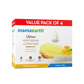 MAMAEARTH UBTAN SOAP, 125gm  (Value Pack of 4) - 125 g X 4 