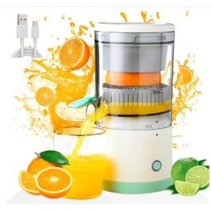 Portable Electric Citrus Juicer | High-Yield USB R..