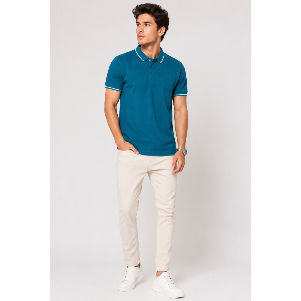 Biowash Organic Polo E.Green t shirt