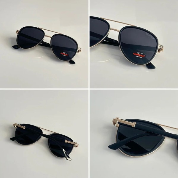 Black Carrera Sunglasses Round