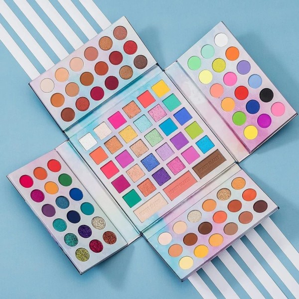 Shimmer,Matte 105 Colors Makeup Palette Press Powder Eye Shadow Palette, 390 Grams, Packaging Size: 17.1 X 17.1 X 2.2 cm